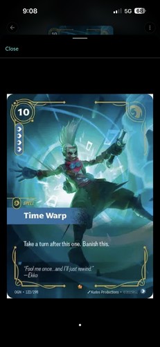 Time warp 122 298 epic - warp, foil